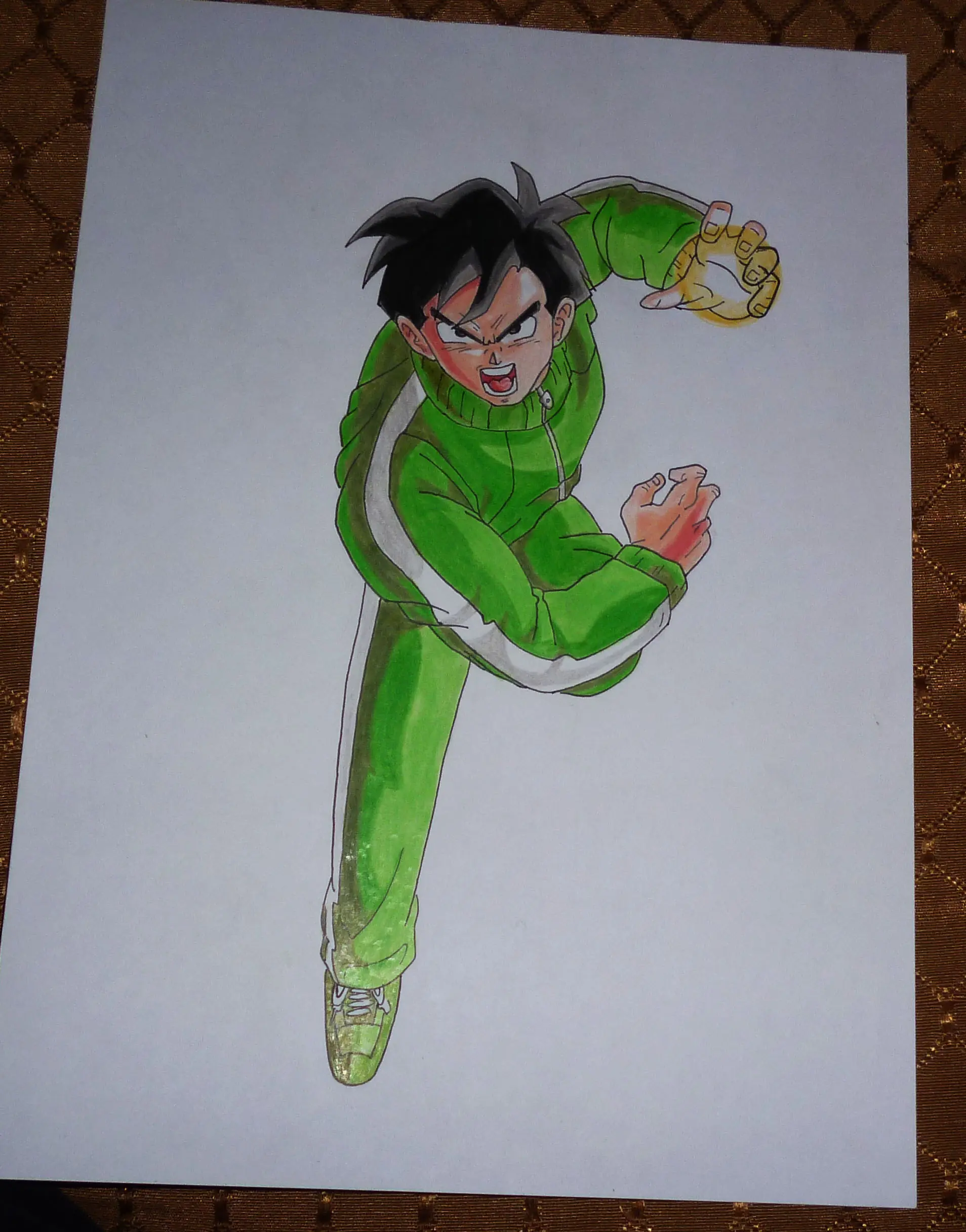 dibujo de gohan