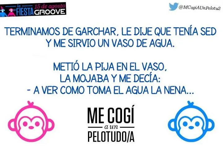 me cogi a una pelotuda