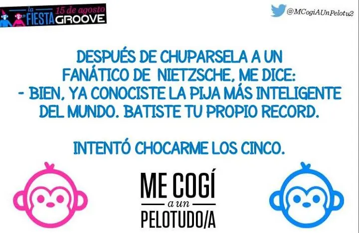 me cogi a una pelotuda