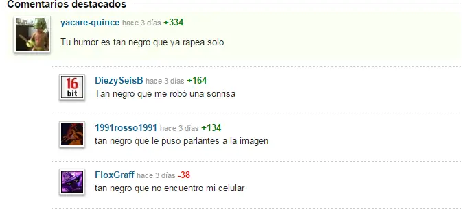 comentarios