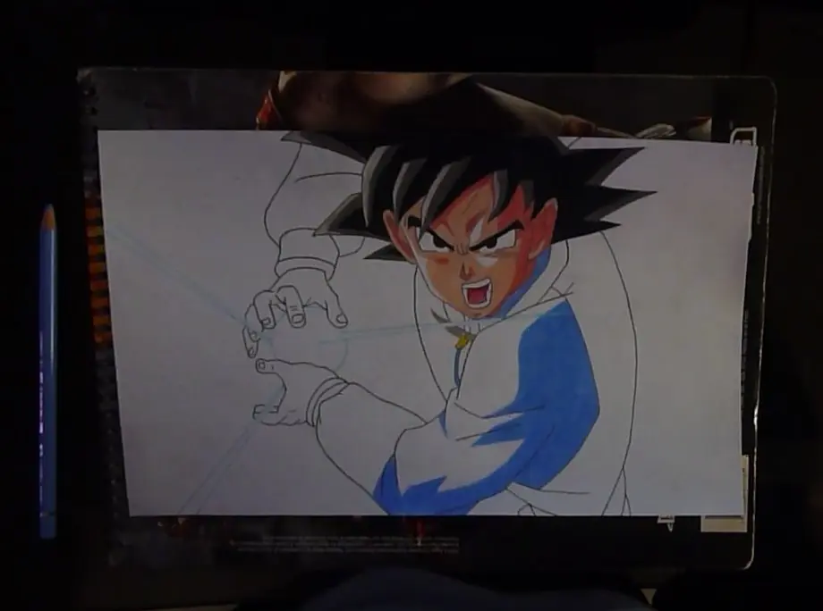 dibujo de goku