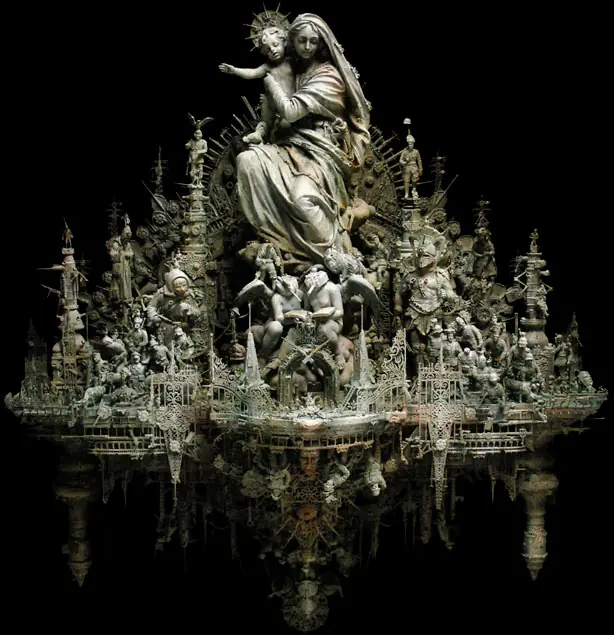 Esto si es arte esculturas espectaclares de Kris Kuksi