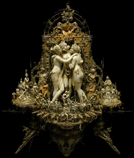 Esto si es arte esculturas espectaclares de Kris Kuksi