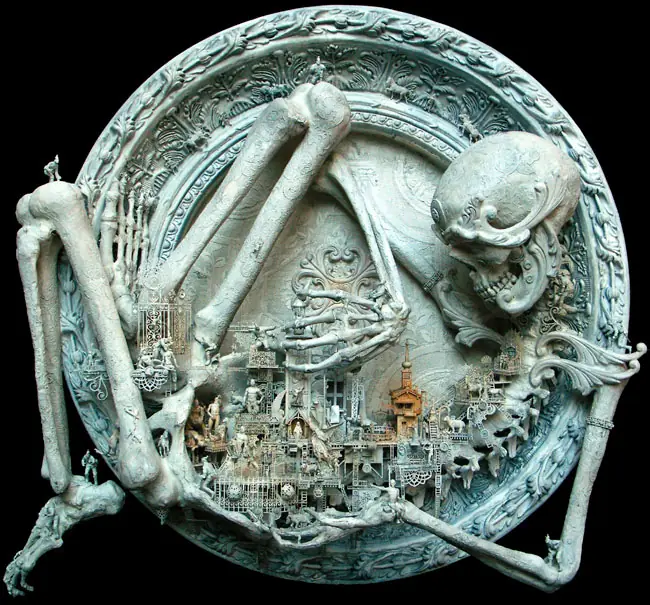 Esto si es arte esculturas espectaclares de Kris Kuksi