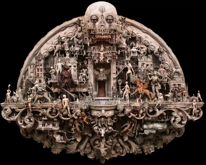 Esto si es arte esculturas espectaclares de Kris Kuksi