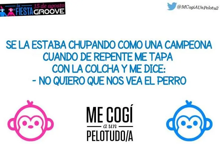 me cogi a una pelotuda