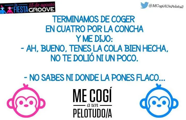 me cogi a una pelotuda