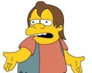 Nelson Muntz (Simpson) está triste.