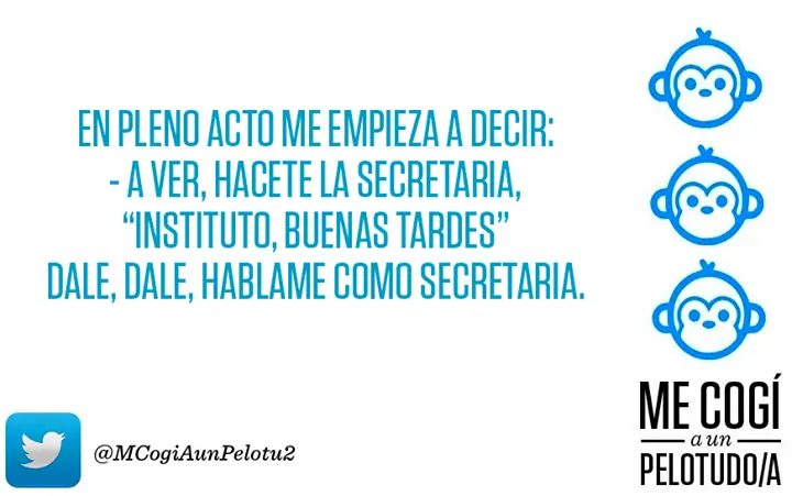 me cogi a una pelotuda