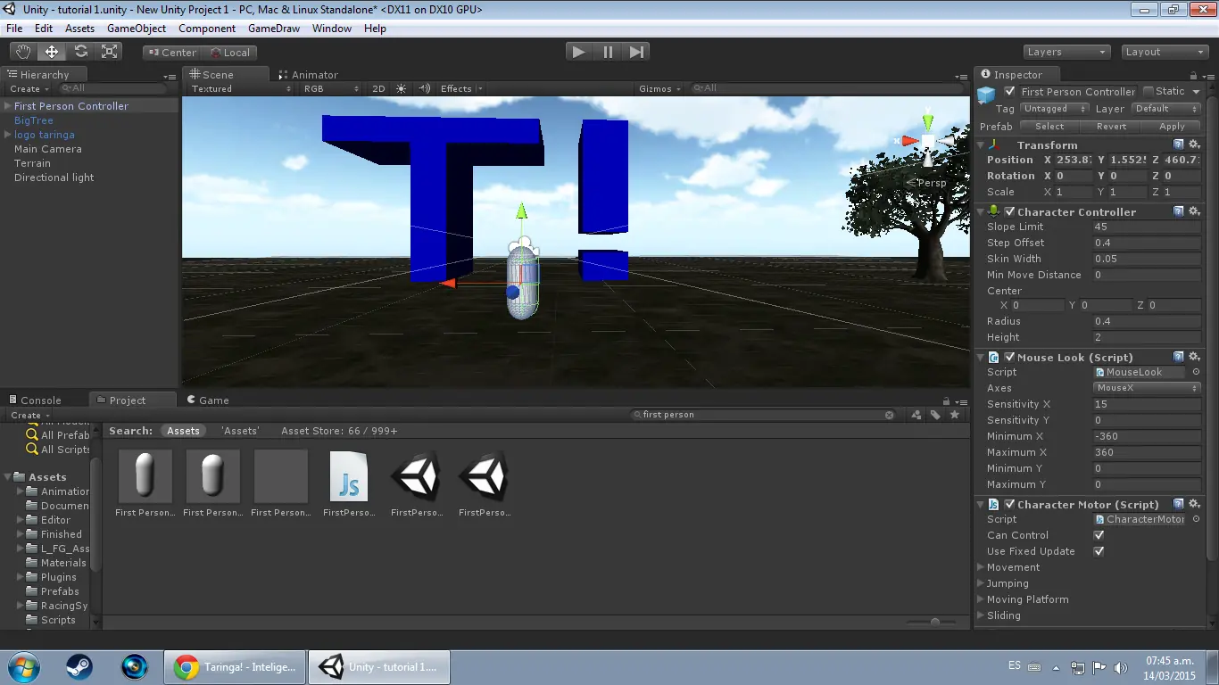 Create un juego de buscar objetos en unity 3d
