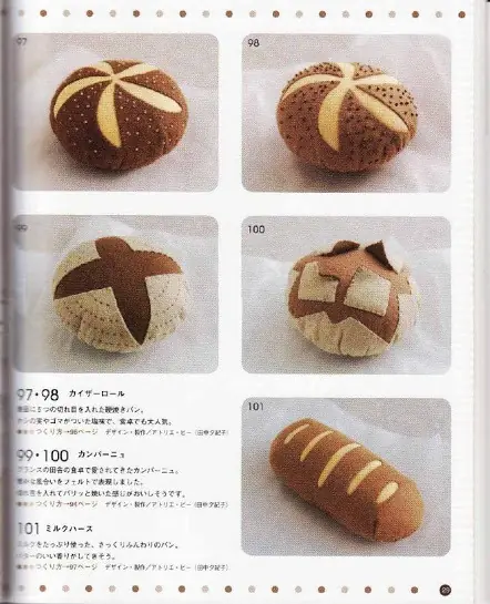 Pastelería de fieltro (con plantillas)