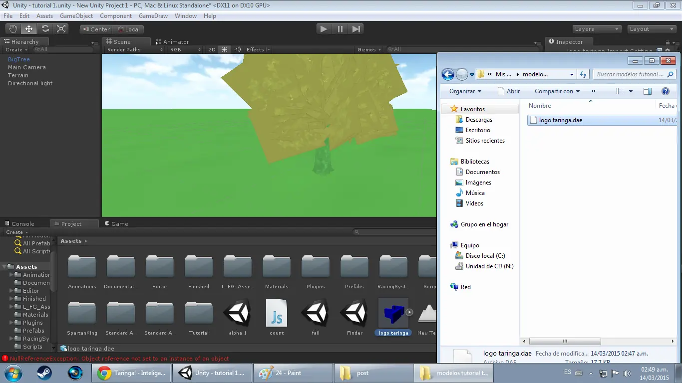 Create un juego de buscar objetos en unity 3d