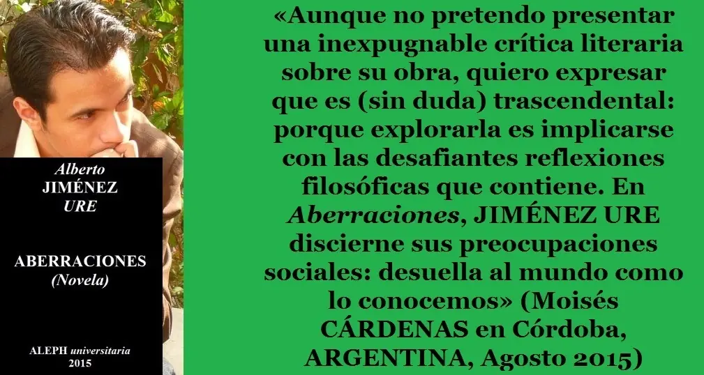 Acercamiento a la novela ABERRACIONES