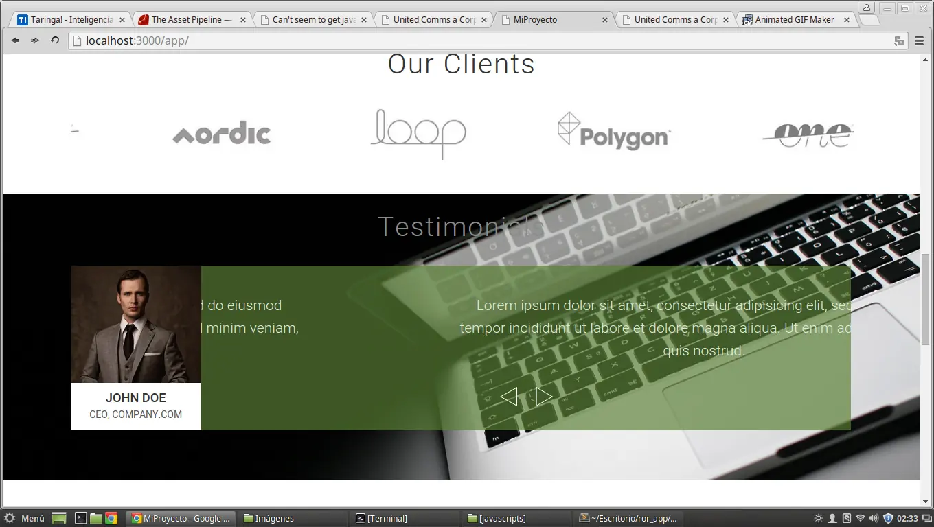 Crea tu aplicación web profesional Crea tu aplicación web profesional