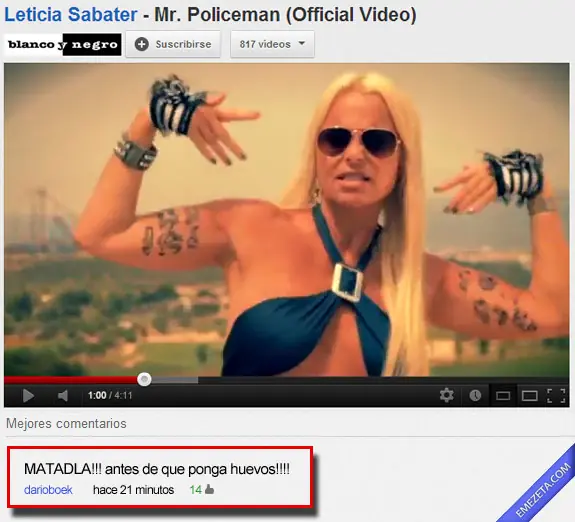 Los 25 mejores comentarios de Youtube - parte 2