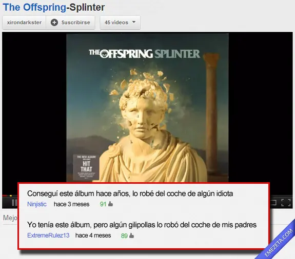 Los mejores comentarios de la red mas grande de videos onlin