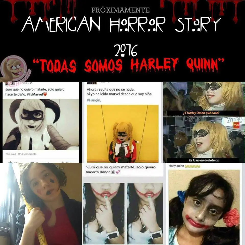 Tambien queria ser popular asi que dibuje a Harley Quinn xD