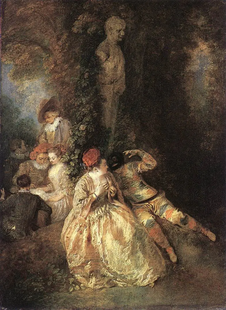 Jean-Antoine Watteau Rococó desde Francia