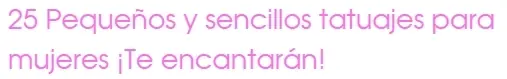 Los mejores Tatuajes femeninos