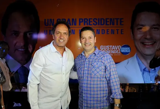 Gustavo Menendez el candidato de Scioli en Merlo