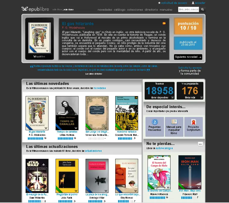 Te recomiendo una página de libros epub