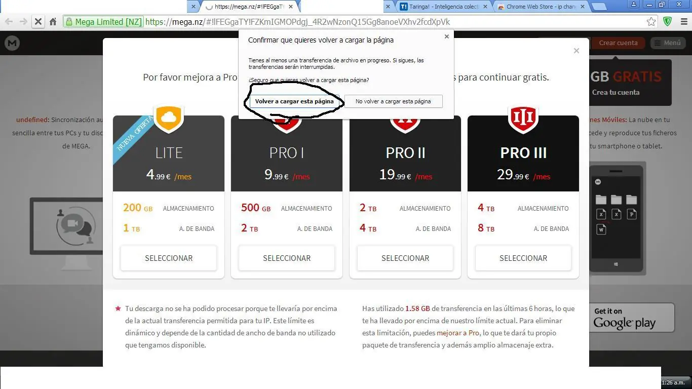 te enseño como saltar el bloqueo de MEGA con Chrome