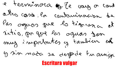 caligrafia