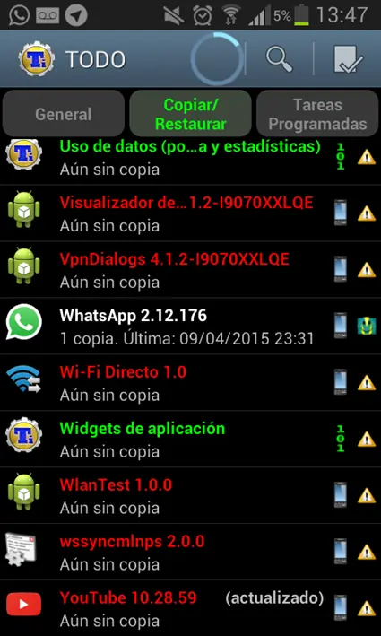 leer base de datos whatsapp