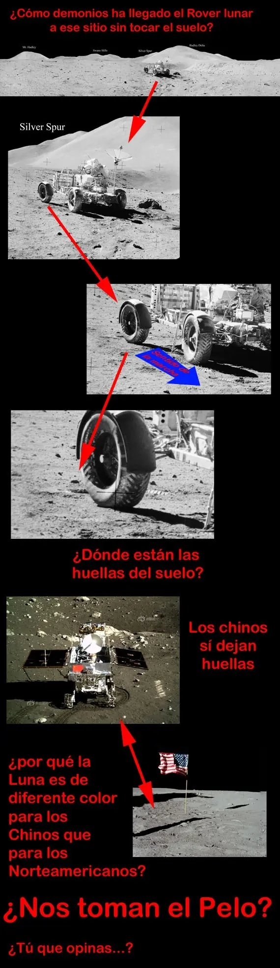 vieje a la luna mentira