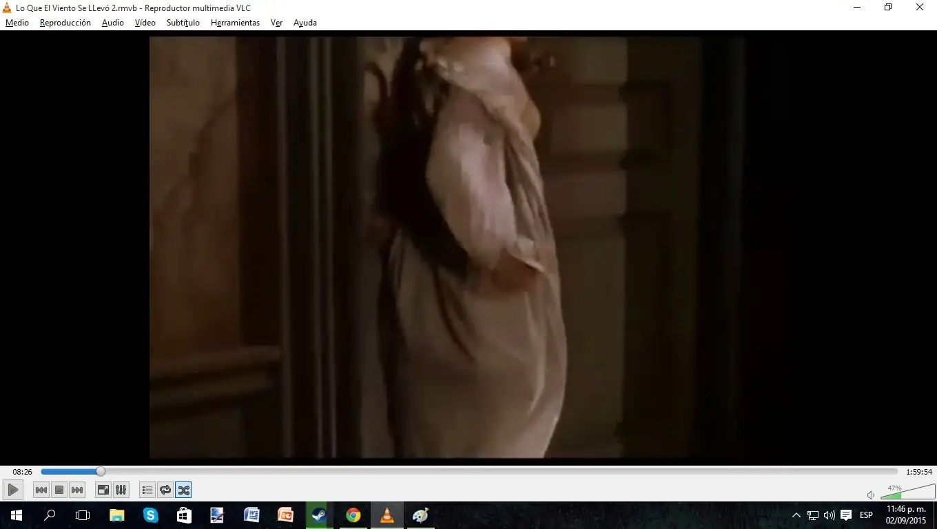Desnudez imperciptible en "Gone with the wind"