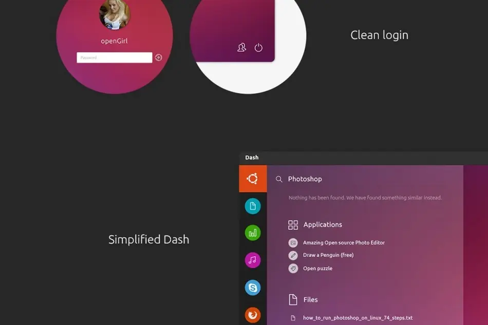 Ubuntu 16.04 Hot Charmander, alucinante concepto de diseño