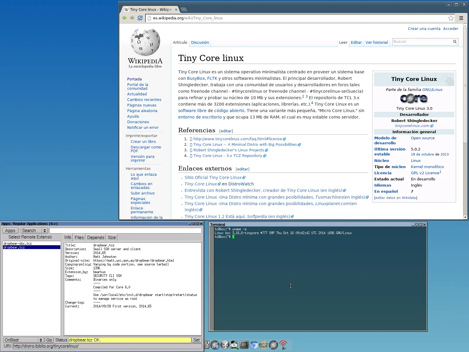 tiny core linux