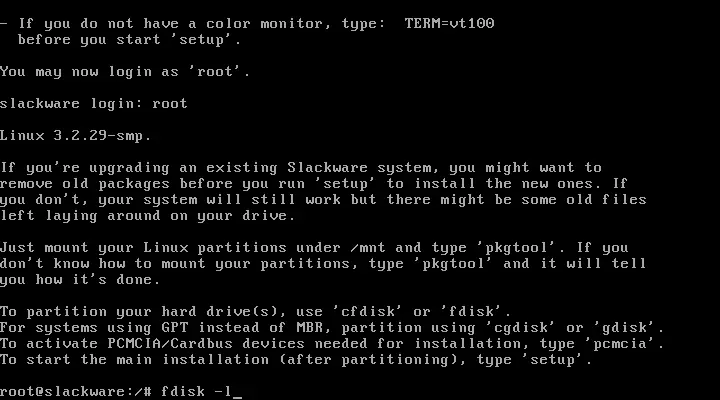 Guía de instalacion de Slackware 14