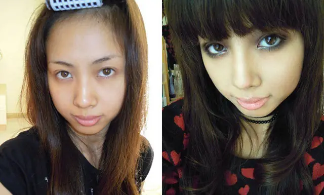 asiaticas sin maquillaje