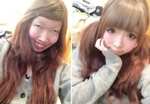 Quedarás en shock cuando veas a esta japonesa sin maquillaje
