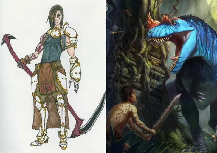 Dibujos antes y despues de la practica