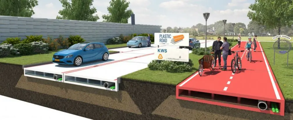 Holanda quiere pavimentar con plástico reciclado