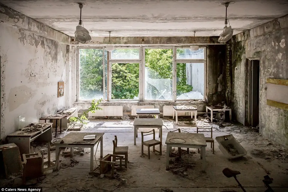 25 fotos impactantes de la ciudad fantasma que quedó