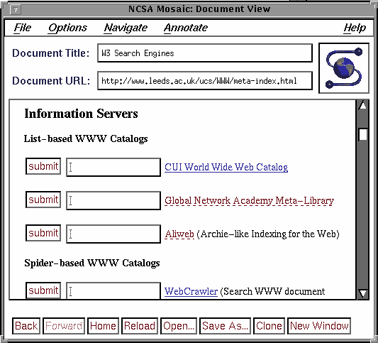 Primer buscador de internet