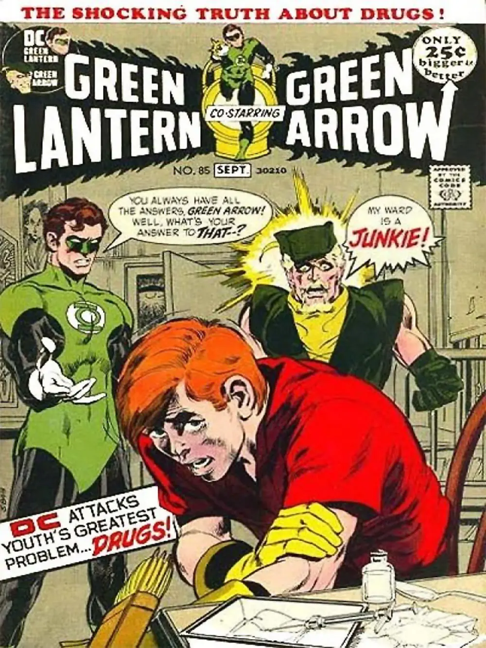 Green Lantern & Green Arrow, crossover que hizo historia