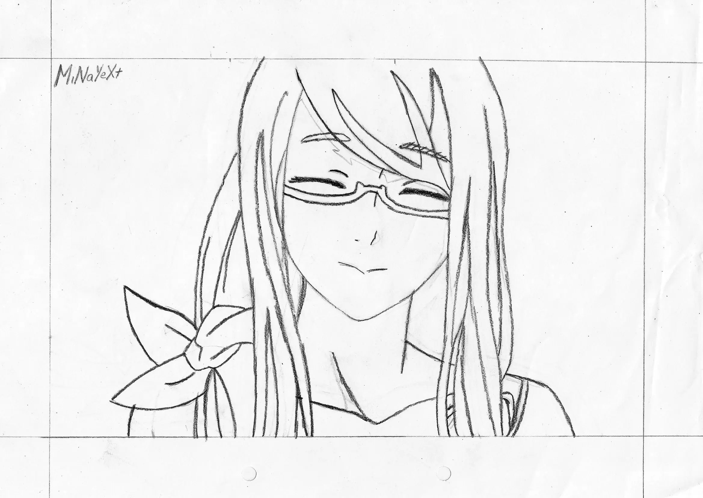 Dibujo a lapiz anime