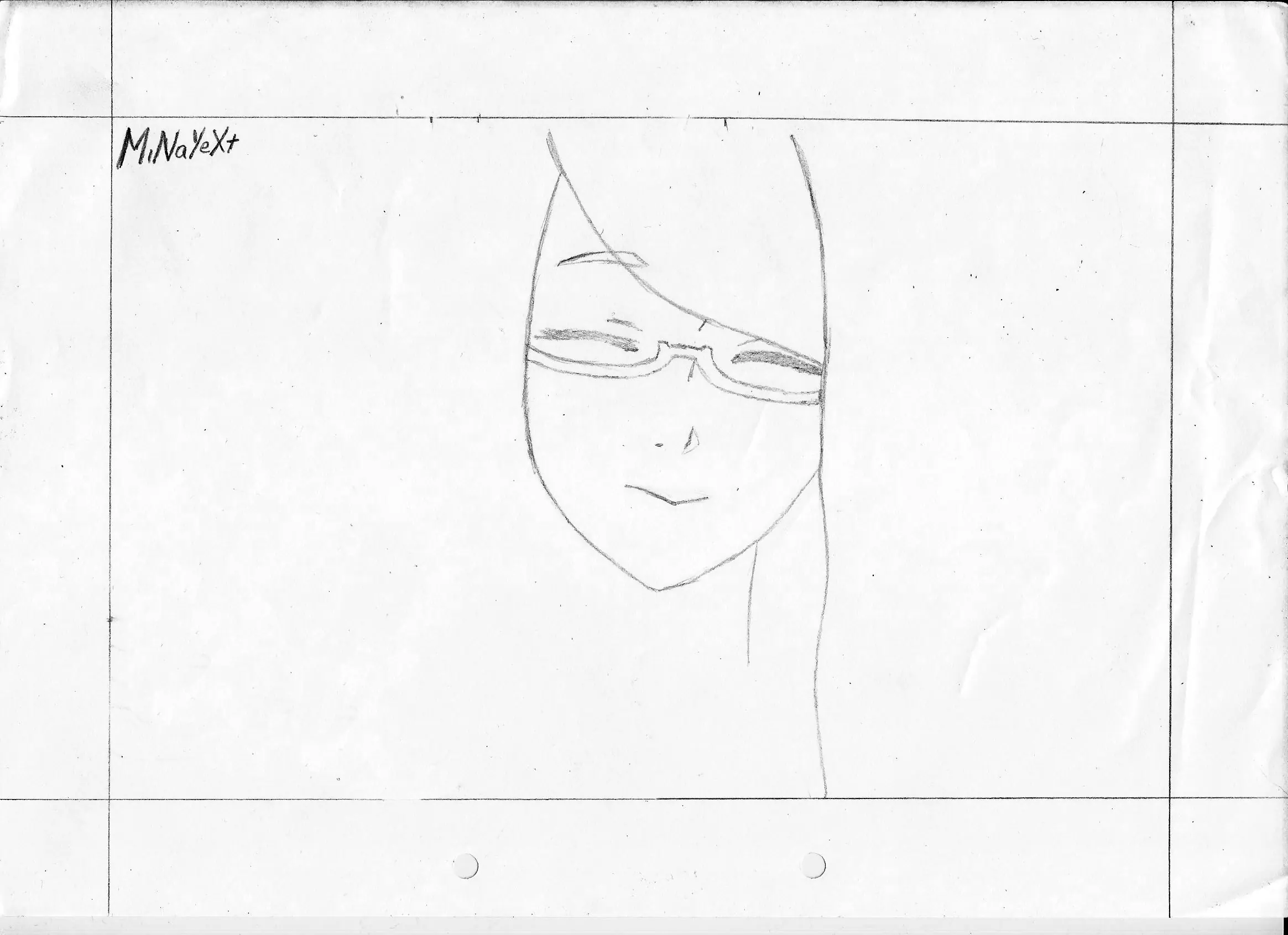 Dibujo mujer anime