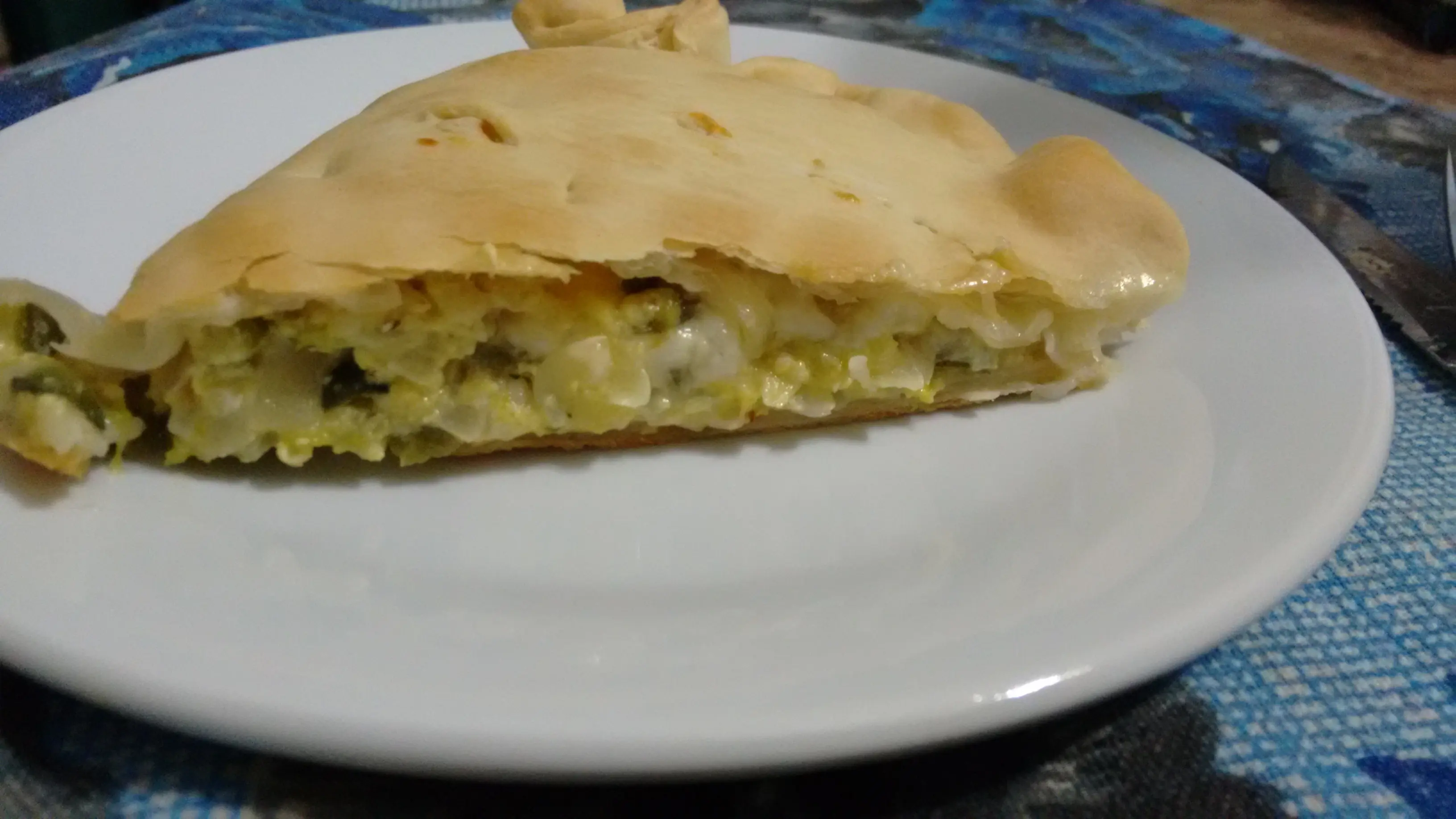 Tarta de zapallitos / salteado de zapallitos