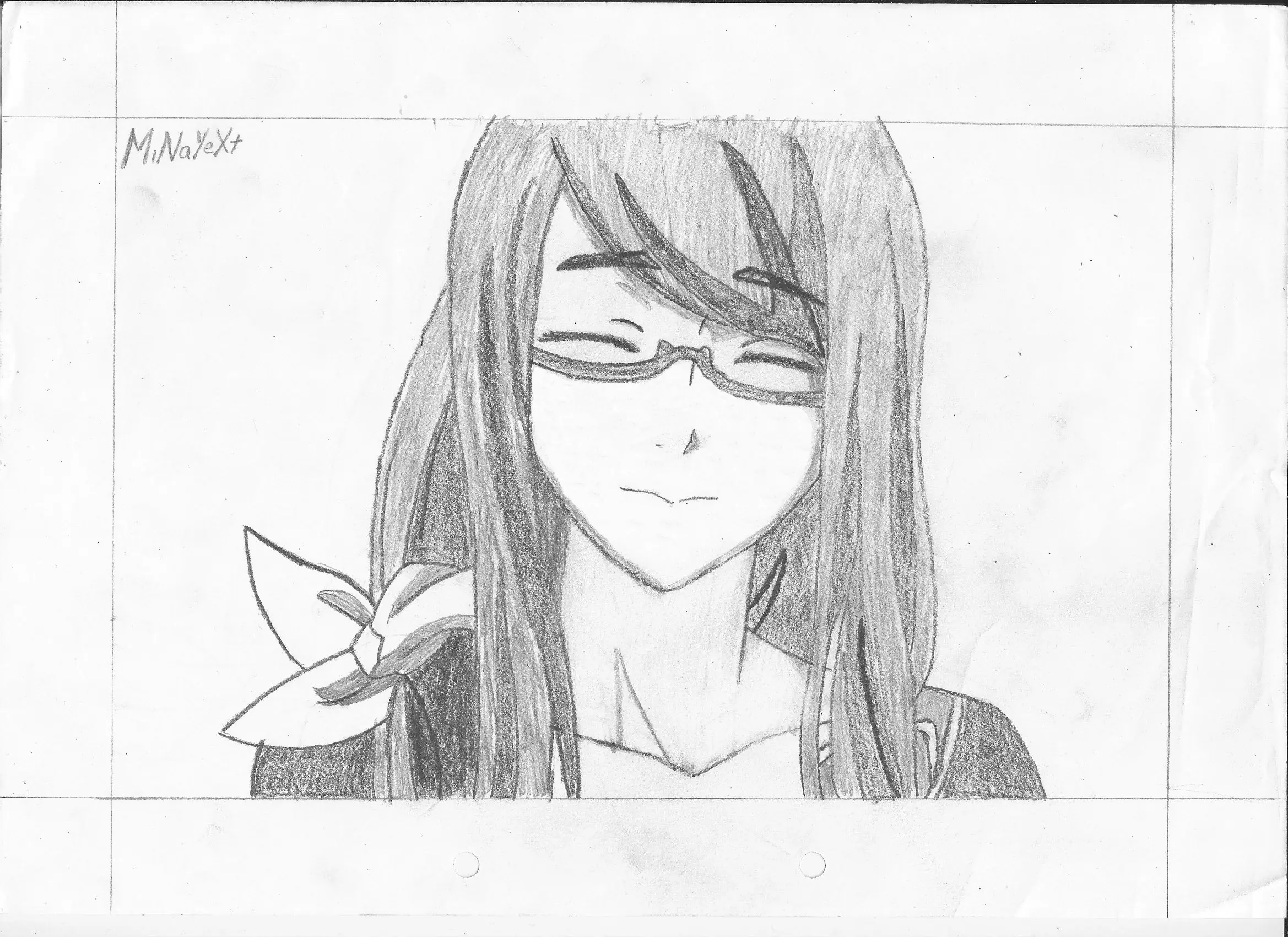 Dibujo mujer anime