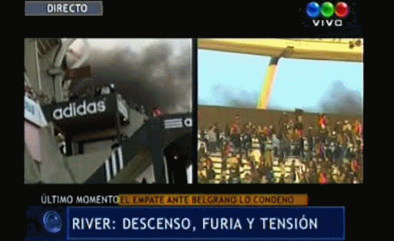 Gif`s descenso de River Plate
