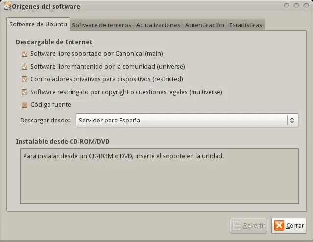 Configuracion