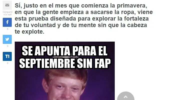 Oficial: Se viene Septiembre sin Fap
