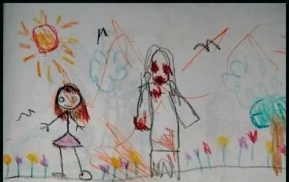 Diario aterrador de una niña de 5 años de su