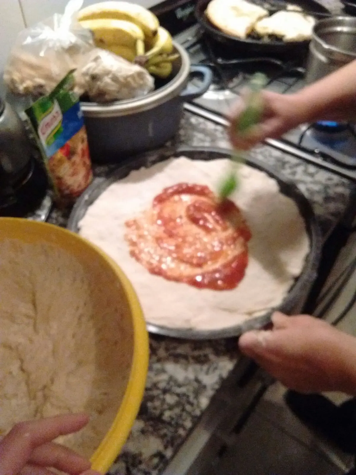 hice una pizza y te lo muestro