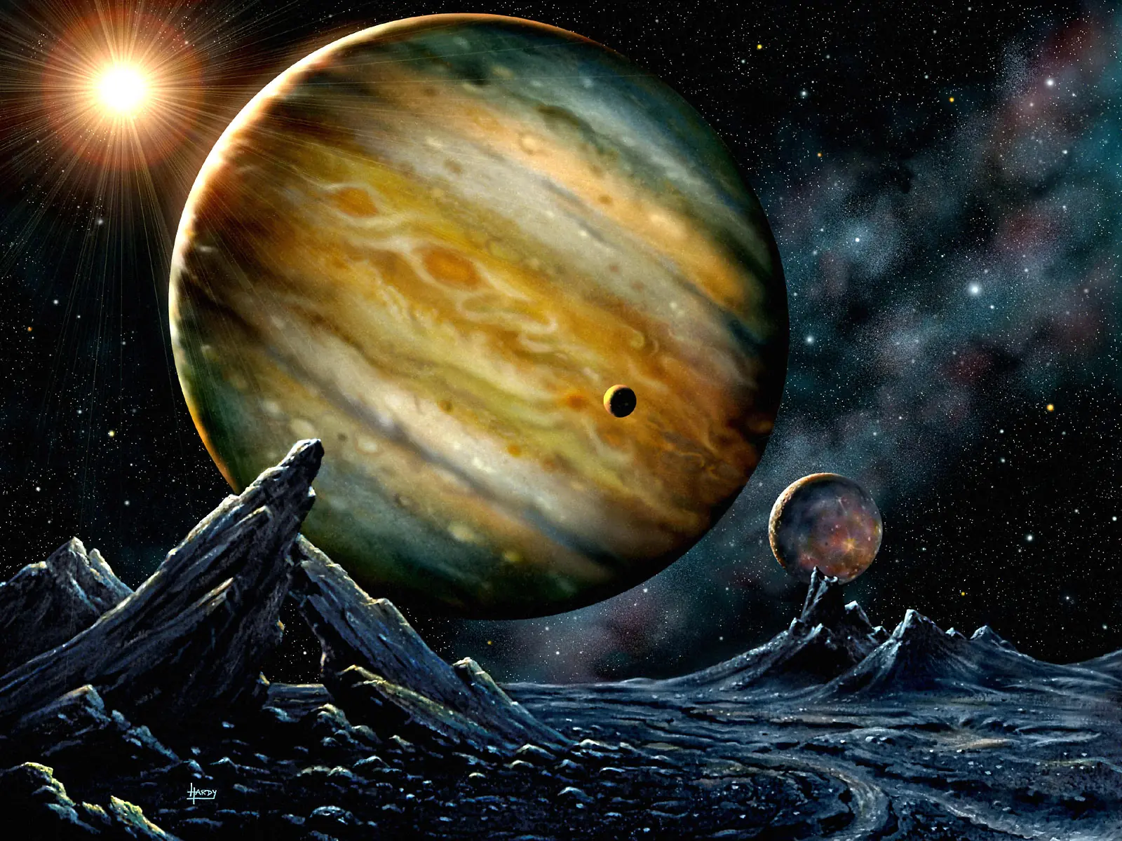 Jupiter y Saturno hacen posible la vida en la Tierra.